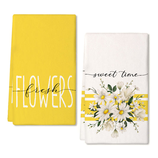 Daisy - Kitchen Dish Towel & Hand towel