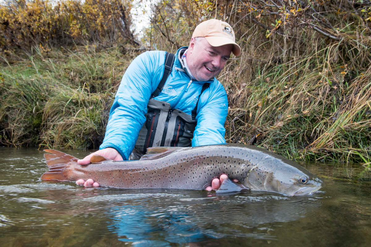 What It's Like to Spend 7 Days Fly Fishing For Taimen in Mongolia