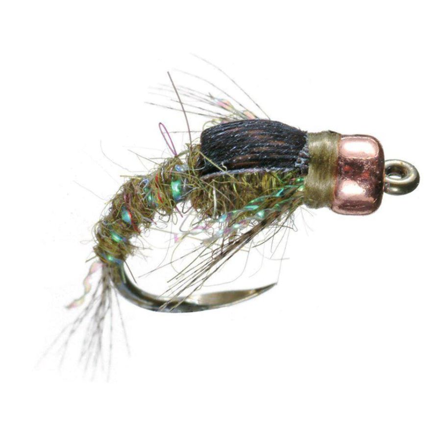 Umpqua Baetis Crystal Tungsten Bead Hunchback - Size 18