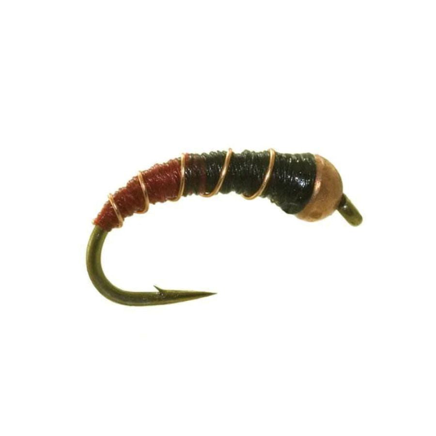 Tungsten Zebra Midge - Red/Silver, 16