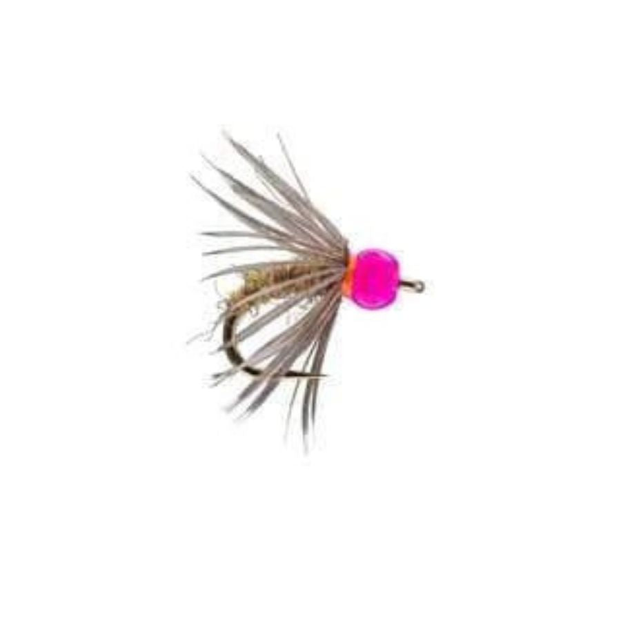 Rio Tungsten Bead Soft Hackle Sow Bug - Pink Size 14