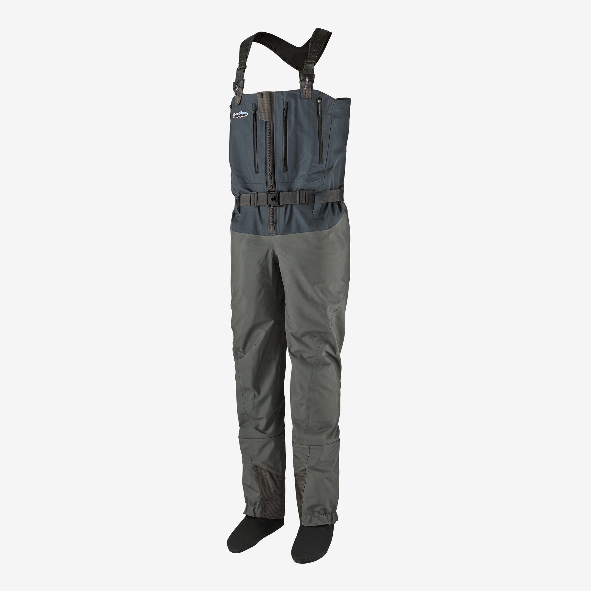 Patagonia Swiftcurrent Expedition Zip-Front Waders - Men&s MLL Forge Grey