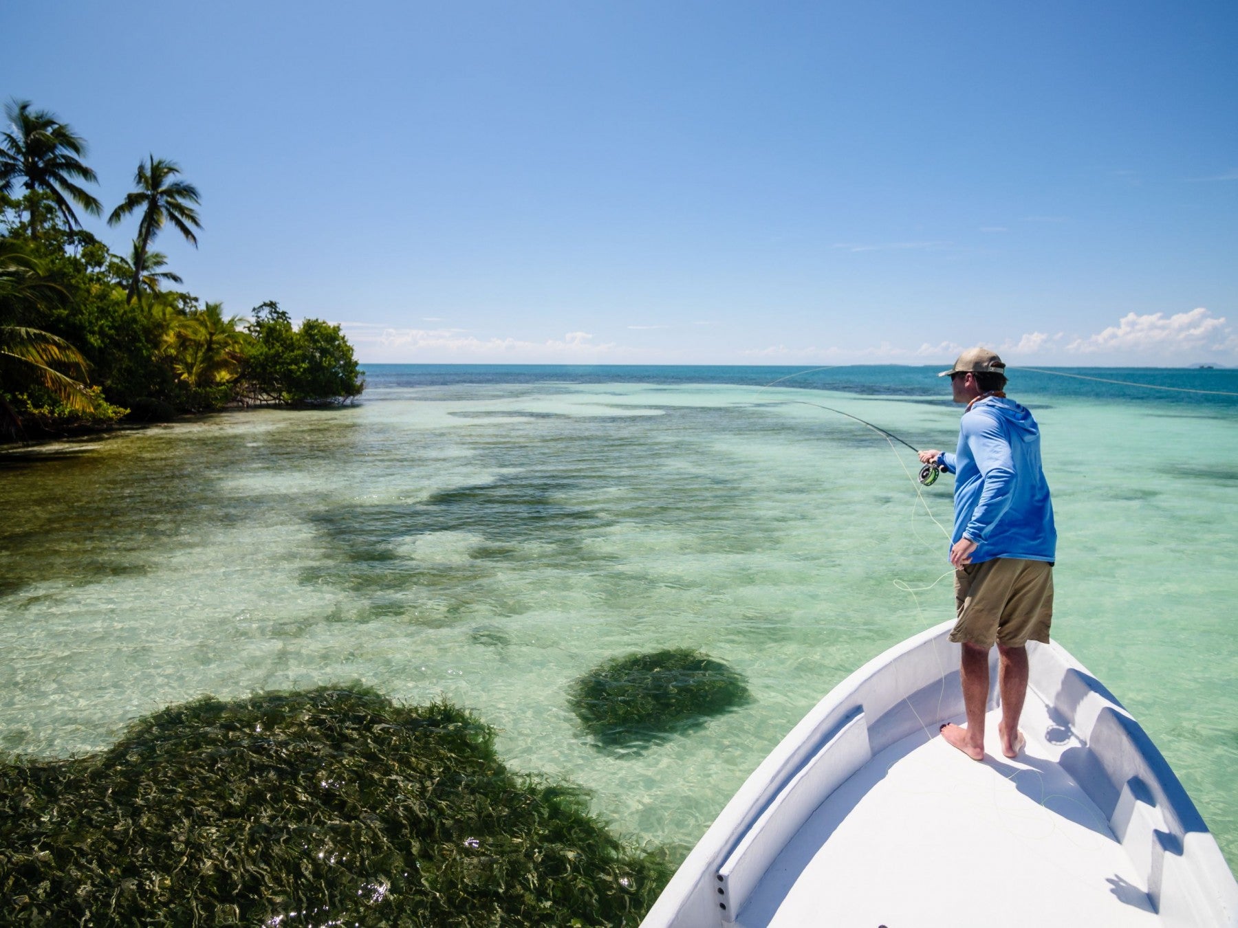 Calm Water Fly Fishing  Florida Keys Summer Flats Fishing