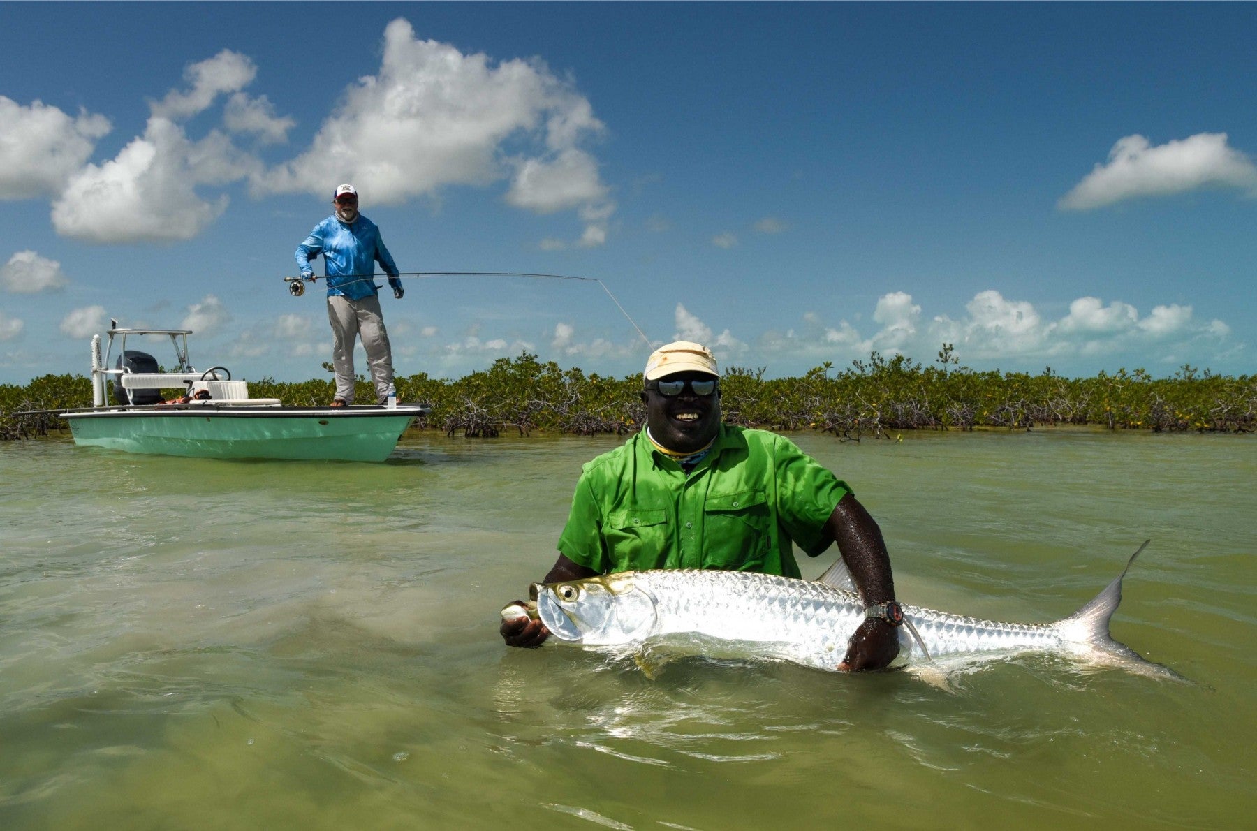 Calm Water Fly Fishing  Florida Keys Summer Flats Fishing