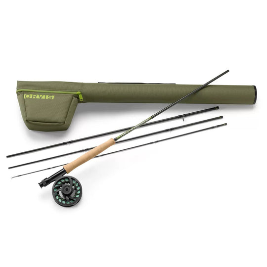 South Pacific HIGHER ENTRY TROUT Fly Fishing Outfit Combo - rod reel line  leader