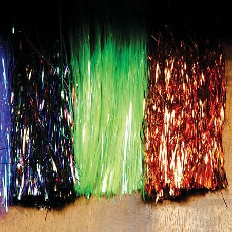 Bimoo 2m/pack 10mm Wide Crystal Flash Tinsel Hackle Flash for Fly