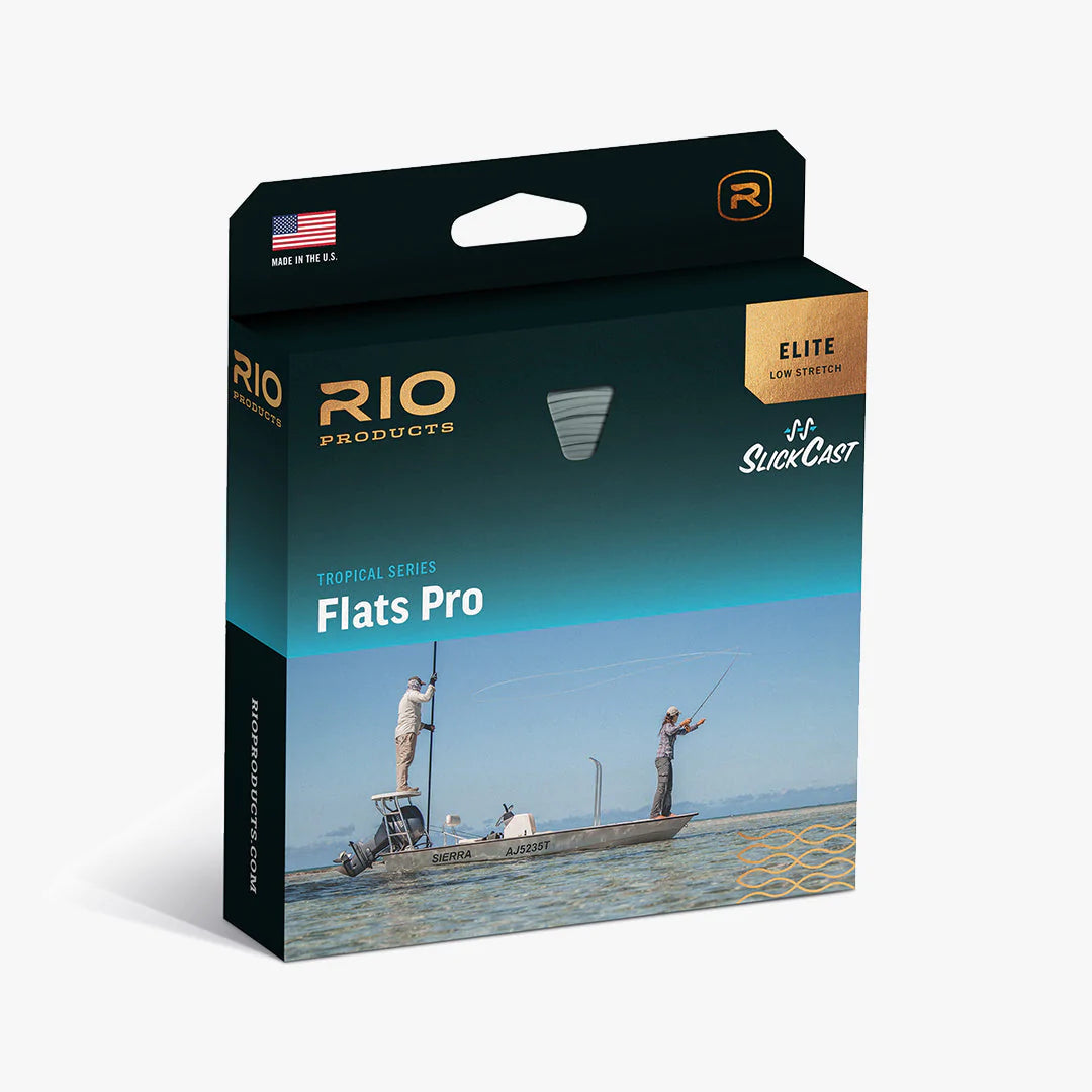 Rio Elite Flats Pro Fly Line - Aqua-Orange-Sand