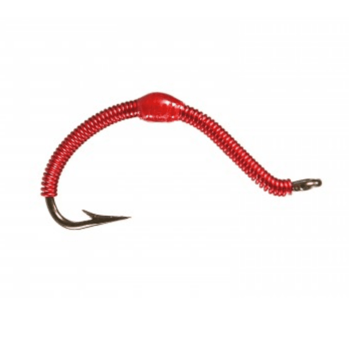 Red Worm.Fly Tying Red Worm 