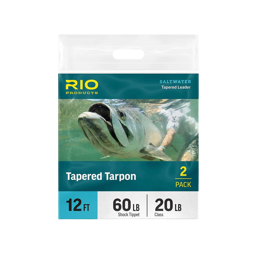 Rio Tapered Tarpon Leader - 2 Pack - 30/60LB