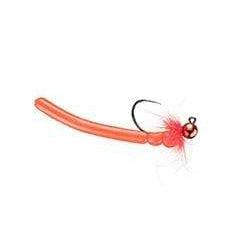 Jig Wonky Worm - Red - Size 10