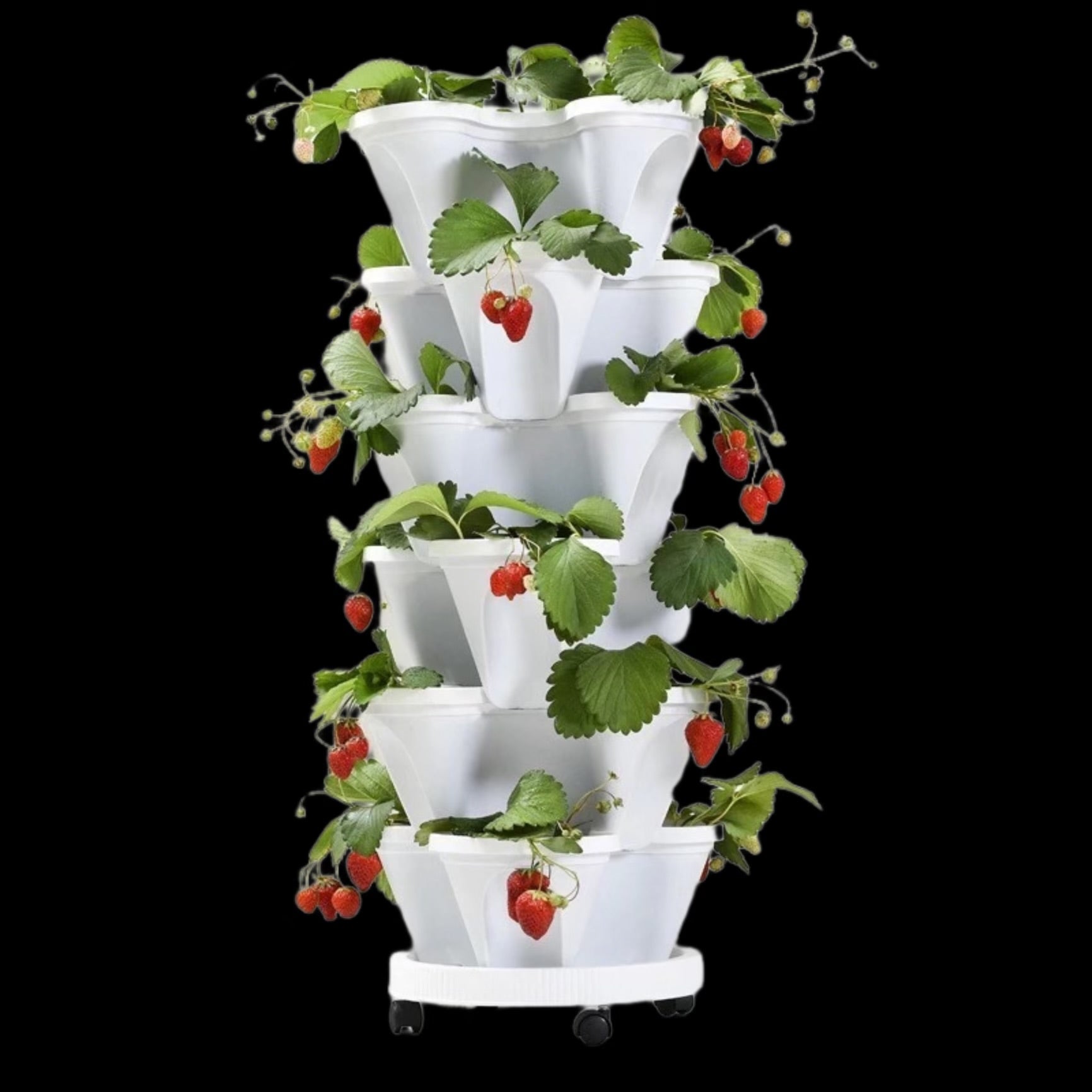 Tiered Garden: 3D Planting Pot for Berries & Melons