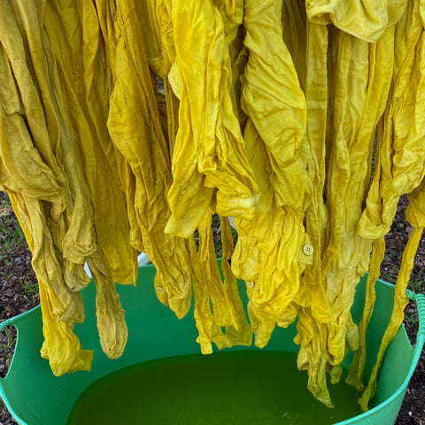 Small batch vat dyeing