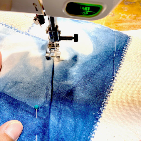 Upcycling is a great way to reinforce garments that need repair