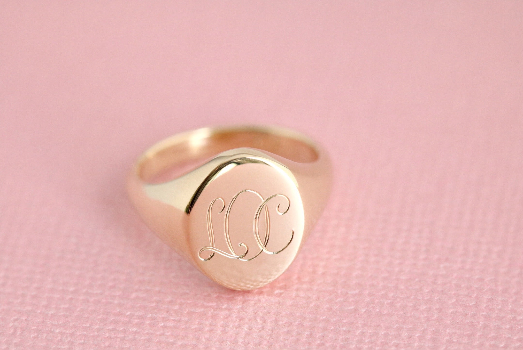 engraved signet ring