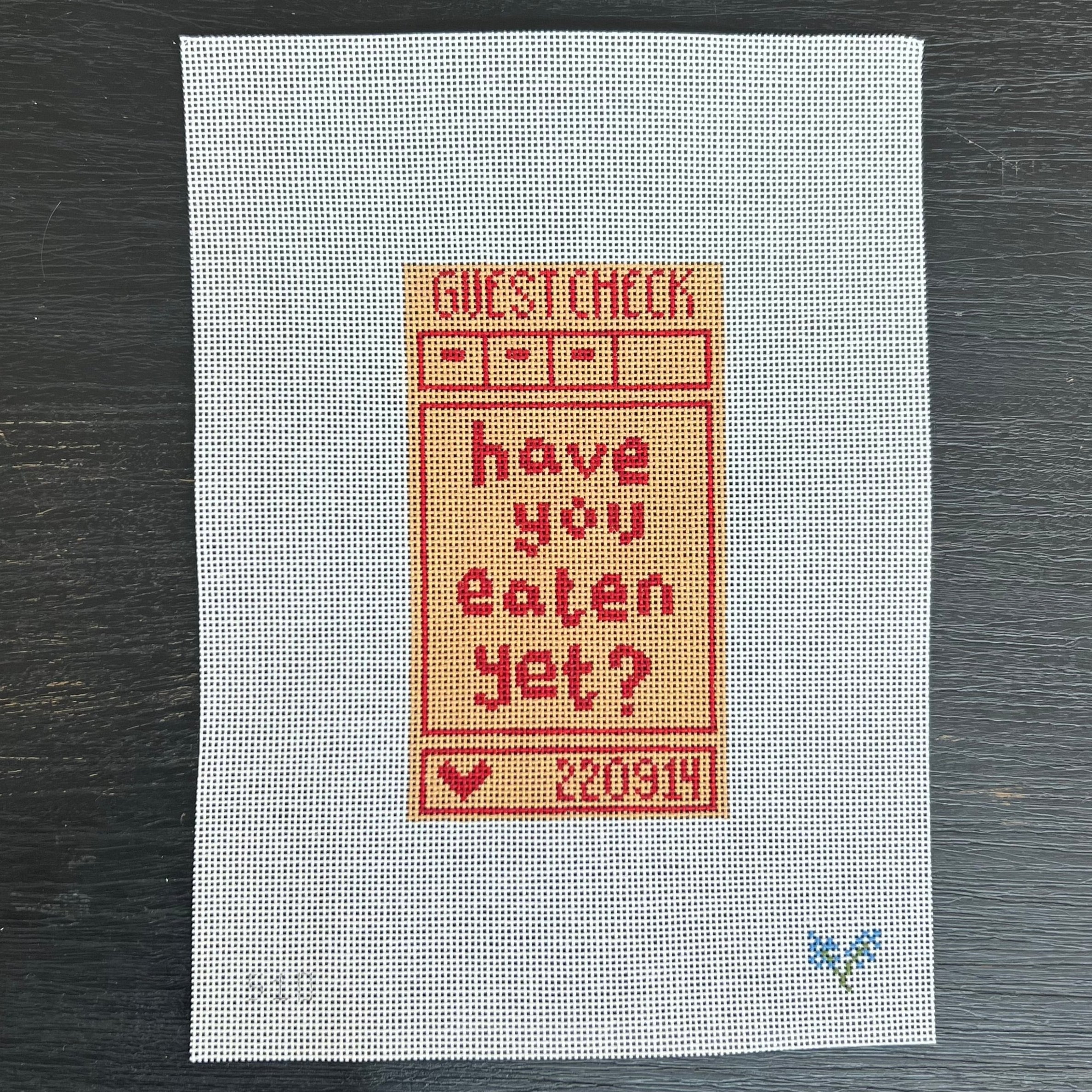 Order on OfficiallyNeedlepoint.com - Guest Check - Have you eaten yet?