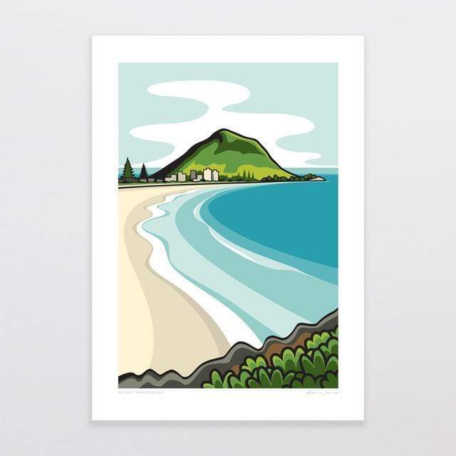 Mauao Summit Art Print by NZ Artist Glenn Jones - Glenn Jones Art