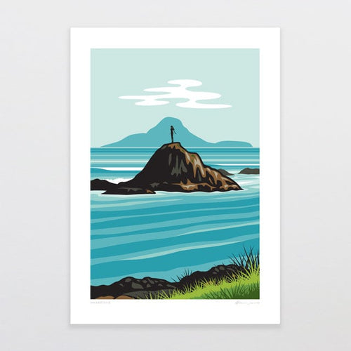 Mauao Summit Art Print by NZ Artist Glenn Jones - Glenn Jones Art