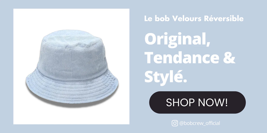 Découvrir le bob chapeau bleu ciel