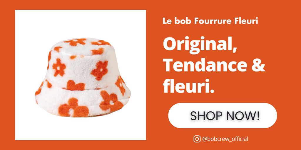 Acheter bob fleuri orange