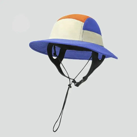 Chapeau bob surf coloré bleu