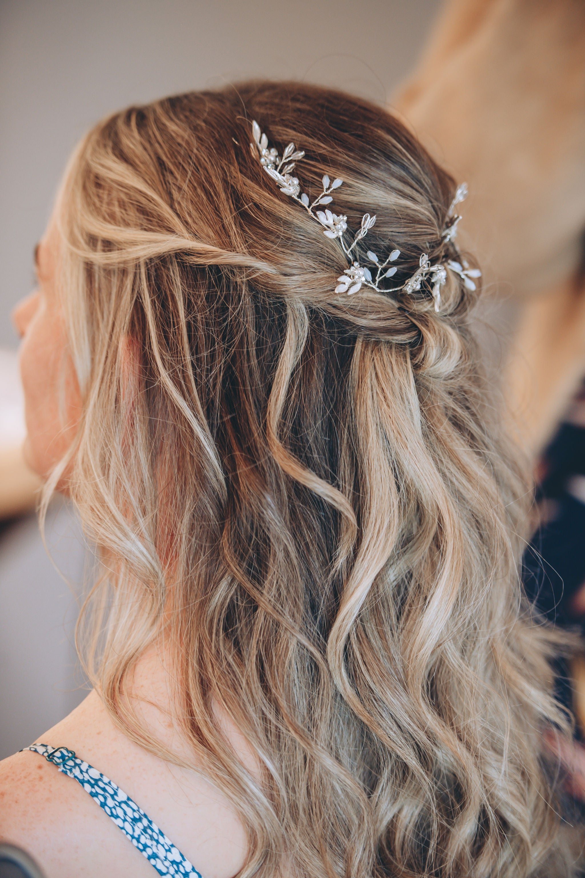 Bridal Hair at Trevenna Wedding Barns