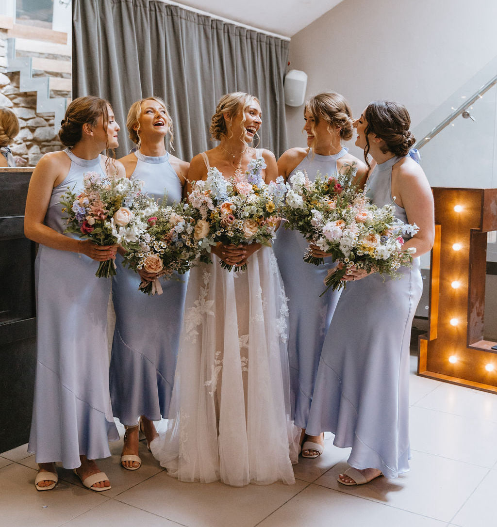 Bridemaids at Trevenna barns