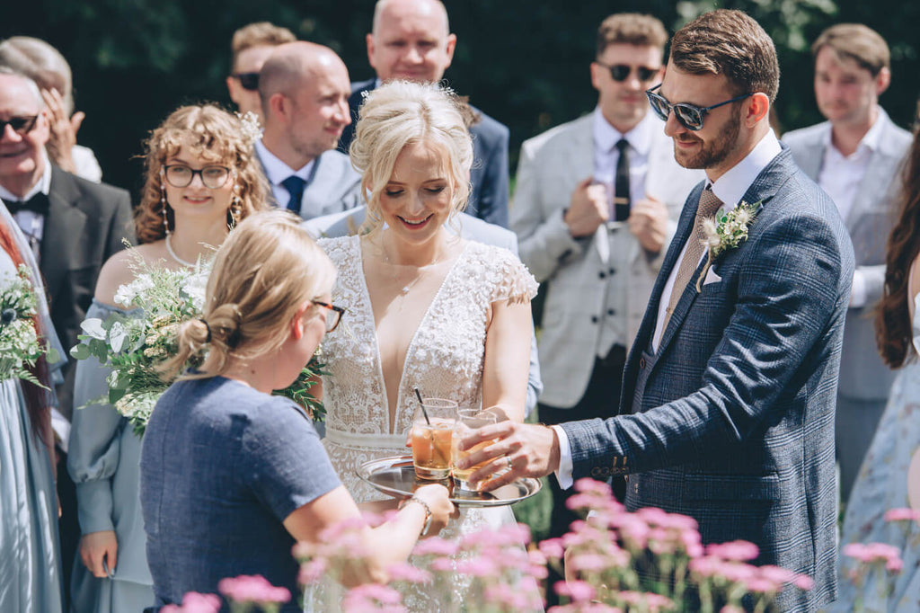 Couples Drink wedding ceremony