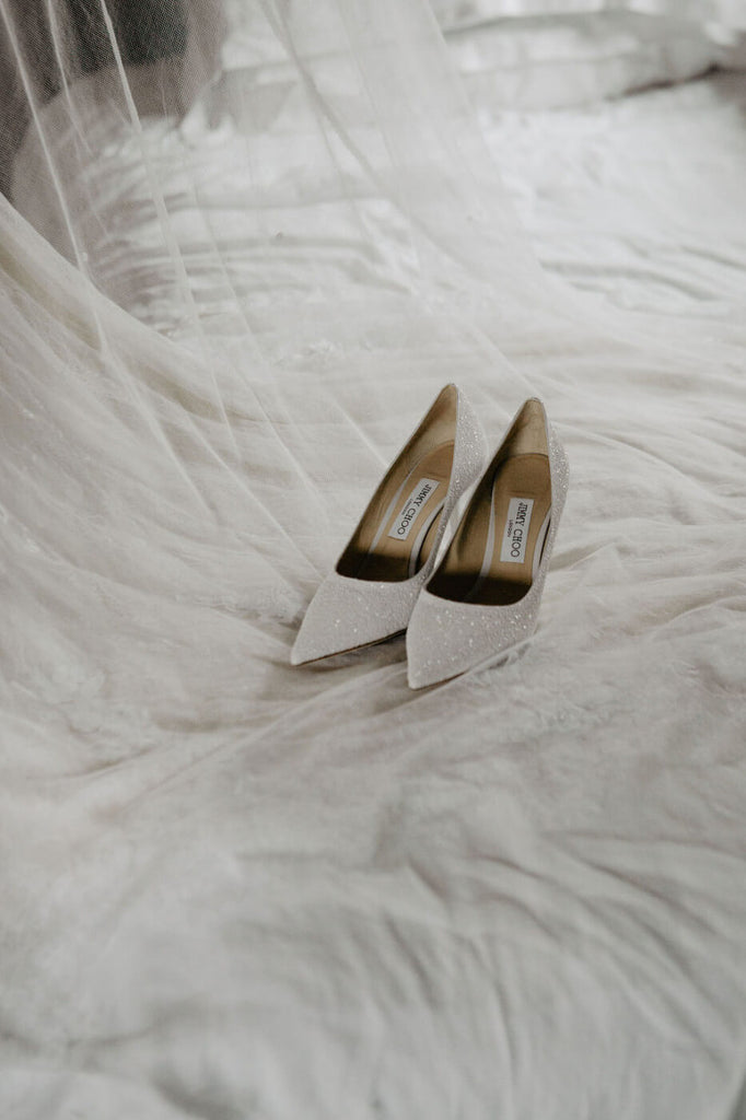 bride elegant shoes
