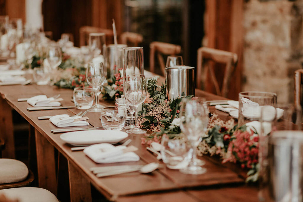 tables in the Garden Venue Trevenna