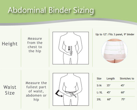 How to Measure for the Correct Size Abdominal Binder – AltroCare