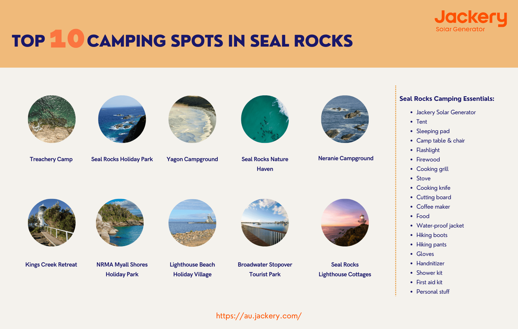 best 10 camping spots in seal rocks