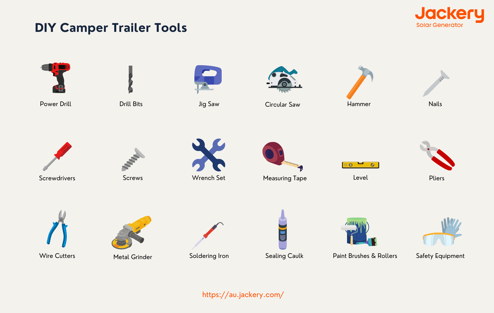 diy camper trailer tools