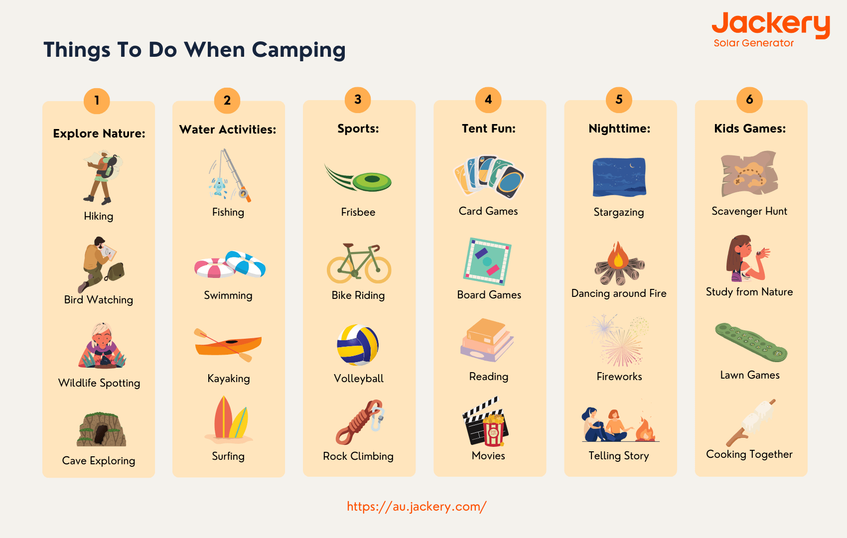 fun things to do when camping