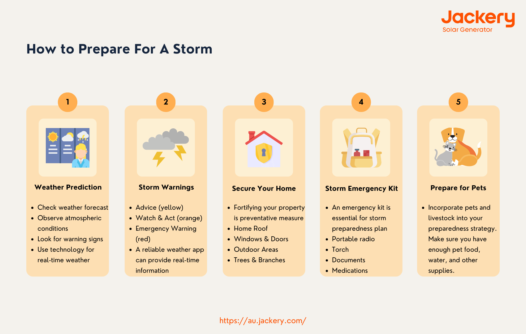 how to prepare for a storm