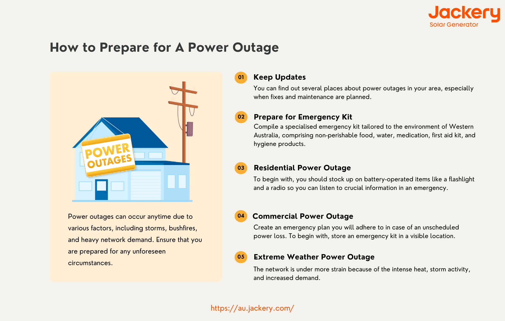 how to prepare for power outage