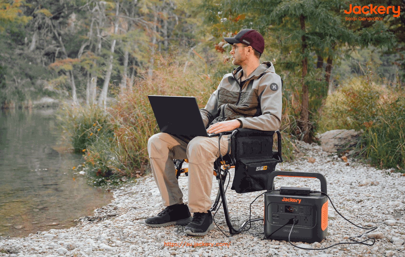 jackery portable power station with lithium-ion battery