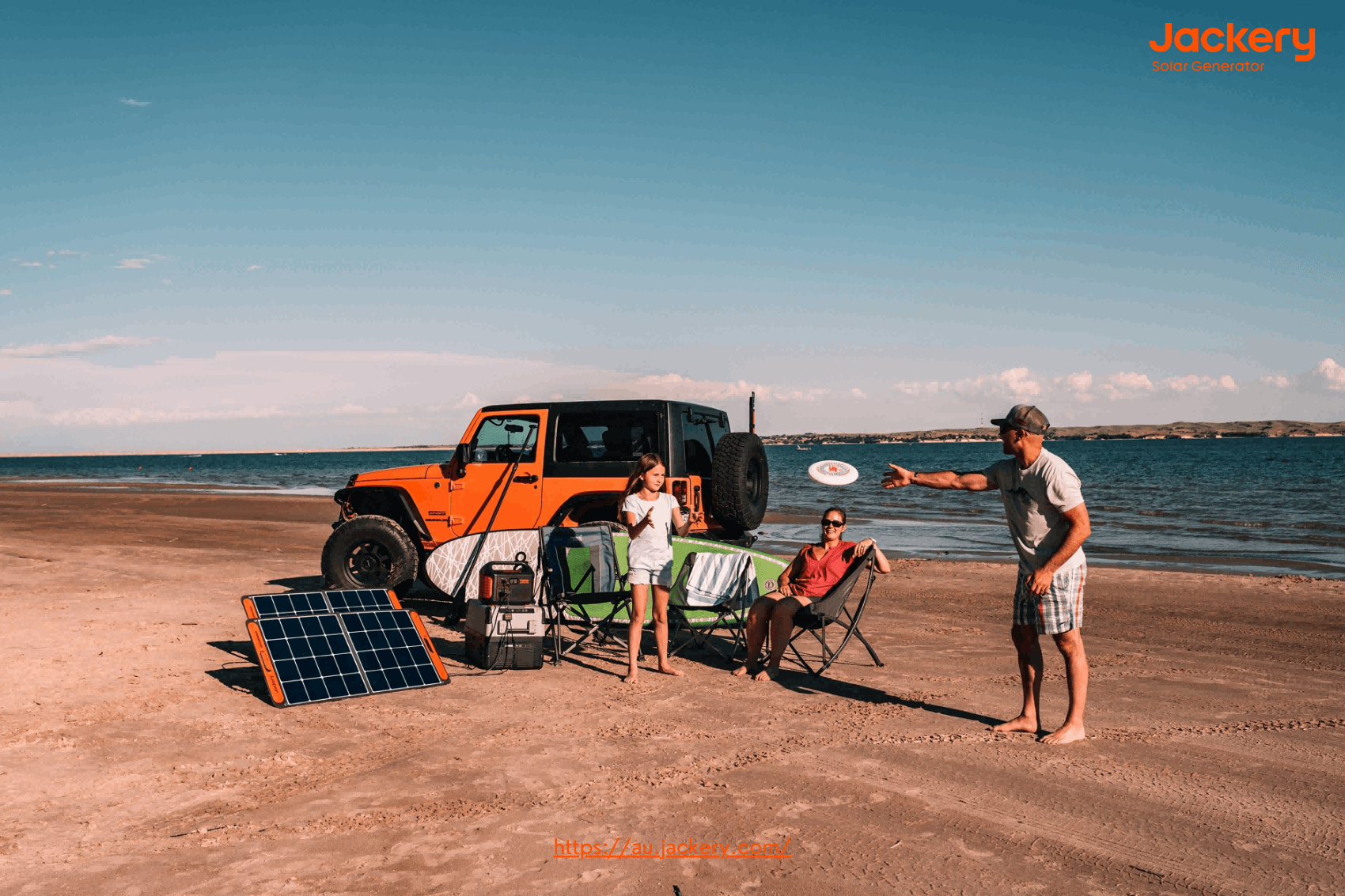 jackery solar generator for fraser island camping