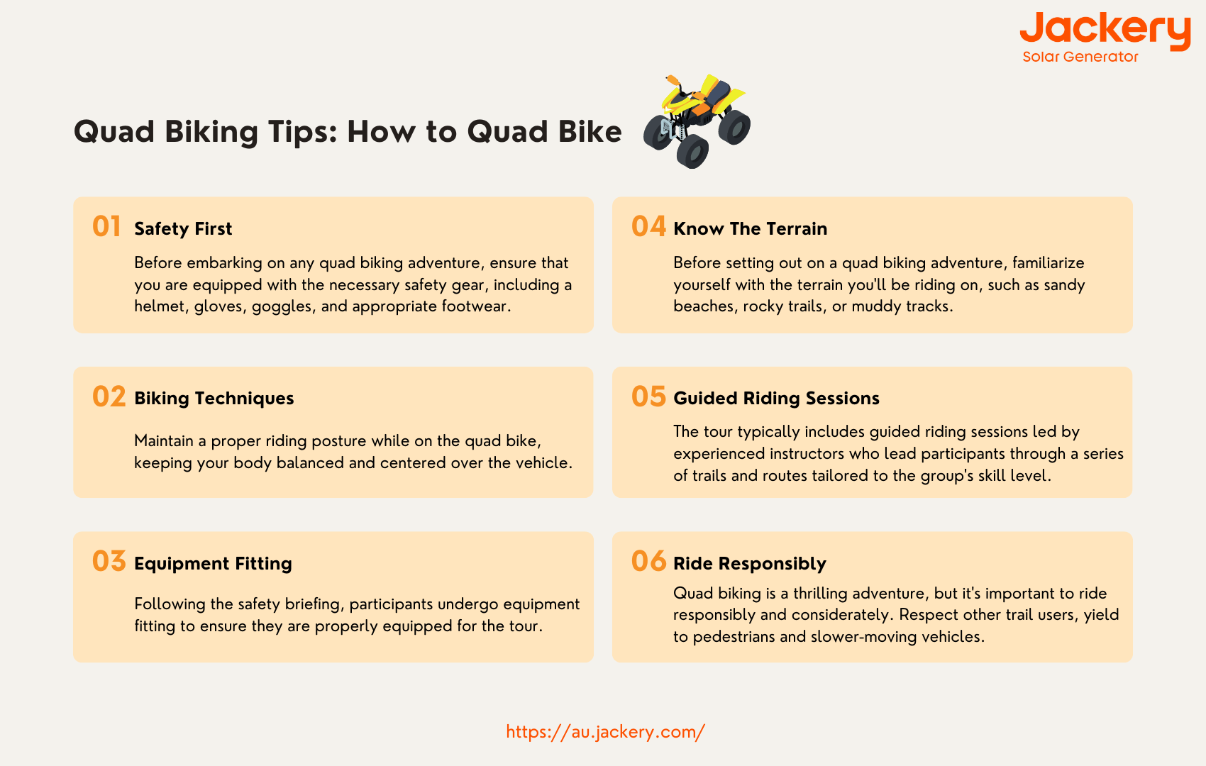 quad biking tips