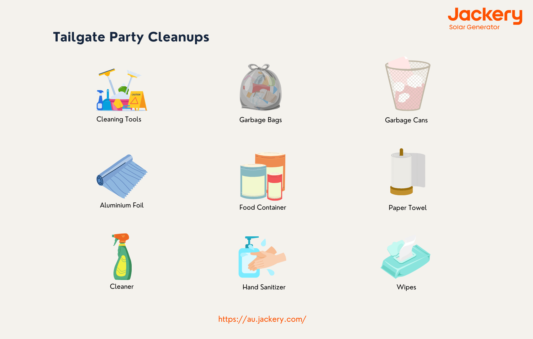 tailgate party cleanups