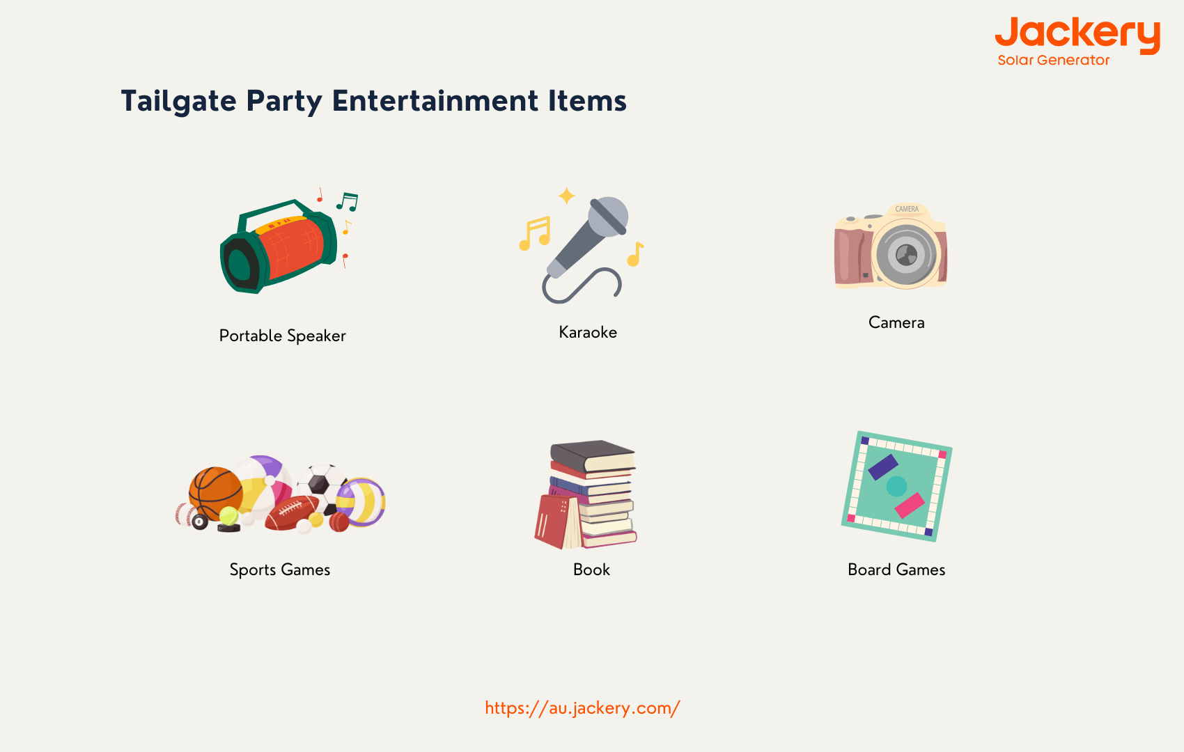 tailgate party entertainment items