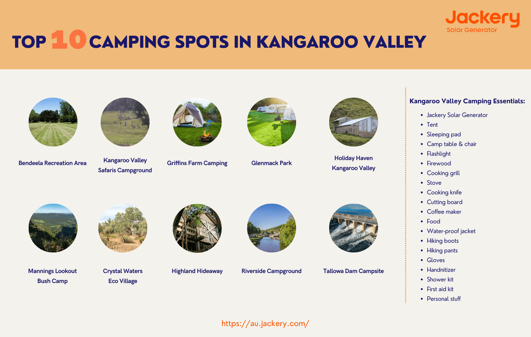 top 10 kangaroo valley camping spots