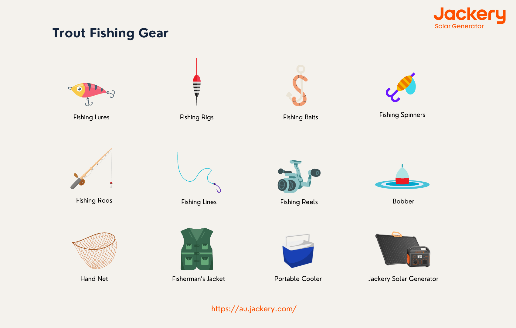 trout fishing gear