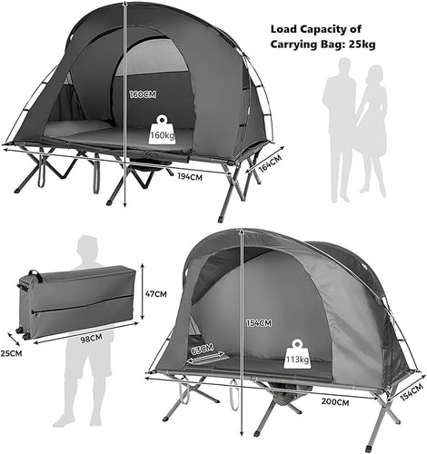 Coast 4-in-1 Wandeltent – Voor 2 Personen – Inclusief Dekking & Matras – 194 x 146 x 160 cm – Grijs - 0053e84eb3a20f0cb28ec1408d5f6d30fbda13f6_61aCZ9YNzXL._AC_SX679__1_12e0c55d-efe8-497b-9b92-06007e32b6b1