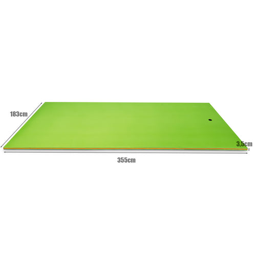 Coast drijvende watermat xpe schuimmat voor waterplezier 355 x 183 x 3,5 cm groen - 00e95e17-76b0-46c6-811b-8e56ab09ea44