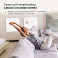Ecosun Infrarood Verwarmingspaneel - Plafond & Wand Montage - Verwarming voor Woonkamer of Badkamer - Wit - 125x32 cm - 330 Watt - 035ee8a03df813cee77ee6a6a63f96cd47d79672_Enriched_product_image