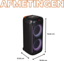 Denver Bluetooth Speaker Party box - Discolichten - Partybox - Incl. Draadloze Microfoon & Afstandsbediening - BPS458 - 037b820d9309a8f6ff31bb6f9023259f63aede97_Enriched_product_image
