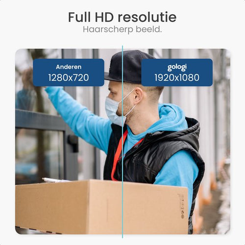 Gologi draadloze deurbel - HD Video Deurbel - Met Camera en WiFi - Inclusief Gong - Nederlandstalige app - Waterdicht - Zwart - 05c3ed9cf2a44636ba1cc73c08f1bbb8bd39480c_Enriched_product_image_3e23773d-94c7-41ec-bbee-7c136af08a26