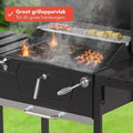 KitchenBrothers Smoker BBQ – Verstelbaar – 120,5 x 62,5 x 119,5 cm – Zwart - 0abed4bfd659209865d8f13351df32eb83f66909_image_4