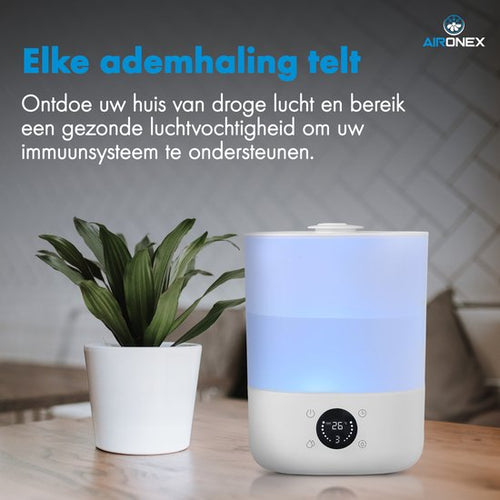 Luchtbevochtiger Aironex 3.5 Liter - Luchtbevochtigers - Humidifier - 0c1ab58ac70a27a0b7faa7875b841c9a87f9323c_Enriched_product_image