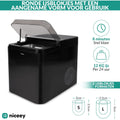 Niceey IJsblokjesmachine – Incl. IJsschep & App-bediening – 150 W, 2 L – 22 x 31 x 32 cm – Zwart - 0c2cf01fa57245f9dbe9f2fe812d5109314e52d0_71teKiwcHAL._SL1500__1_b93c2ff4-2ccf-43e7-bea1-0b062946f381